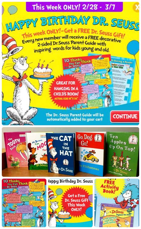 5 Dr. Suess Books + FREE Surprise for Dr Suess' Birthday just $5.95 ...