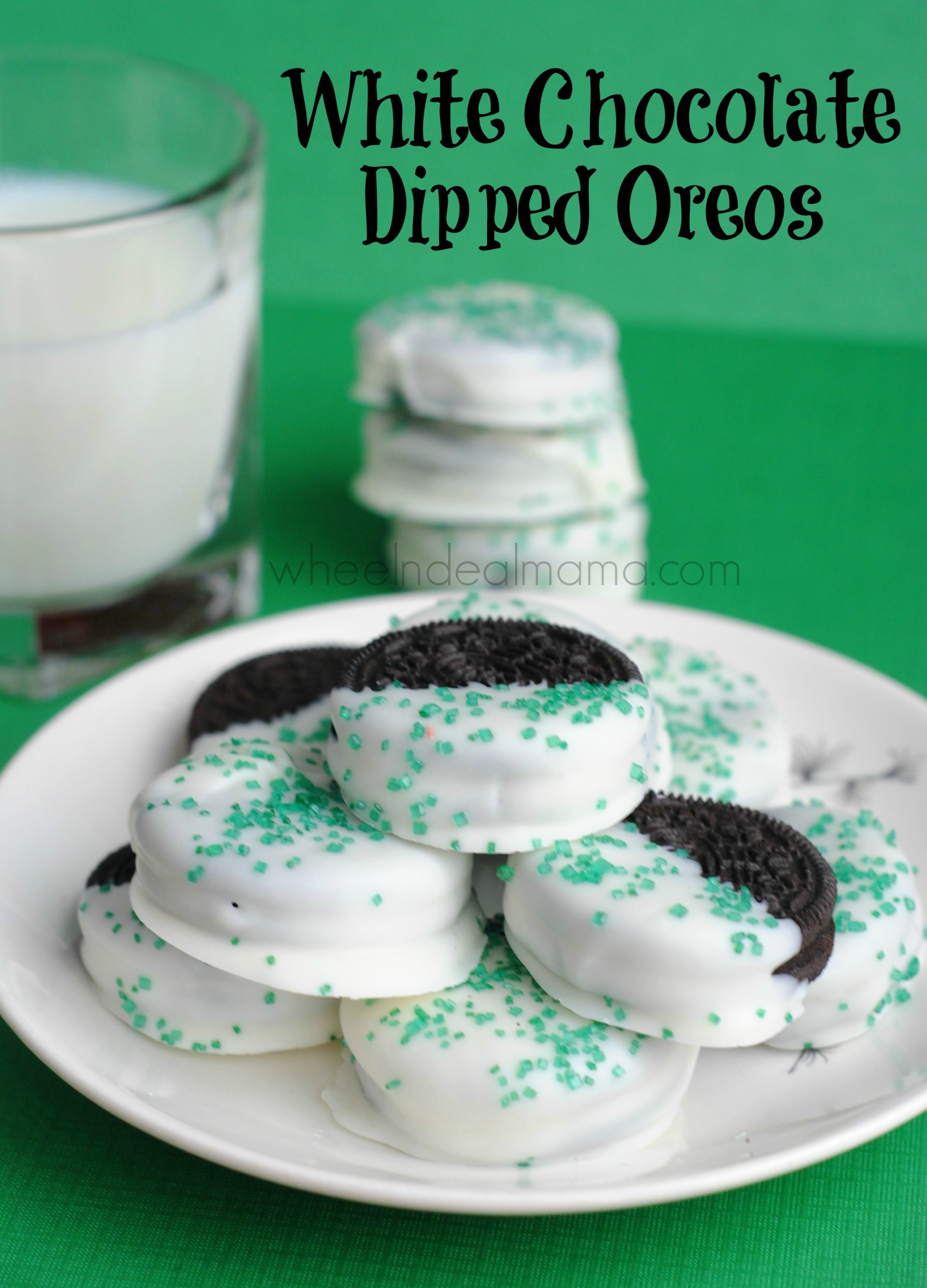 White Chocolate Dipped Oreos With Sprinkles Wheel N Deal Mama,Easy Meatball Recipe