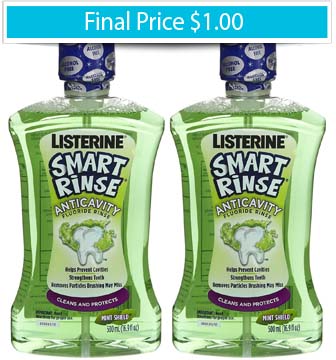 Listerine Smart Rinse only $1 a Bottle at Rite Aid! Starts April 20th ...