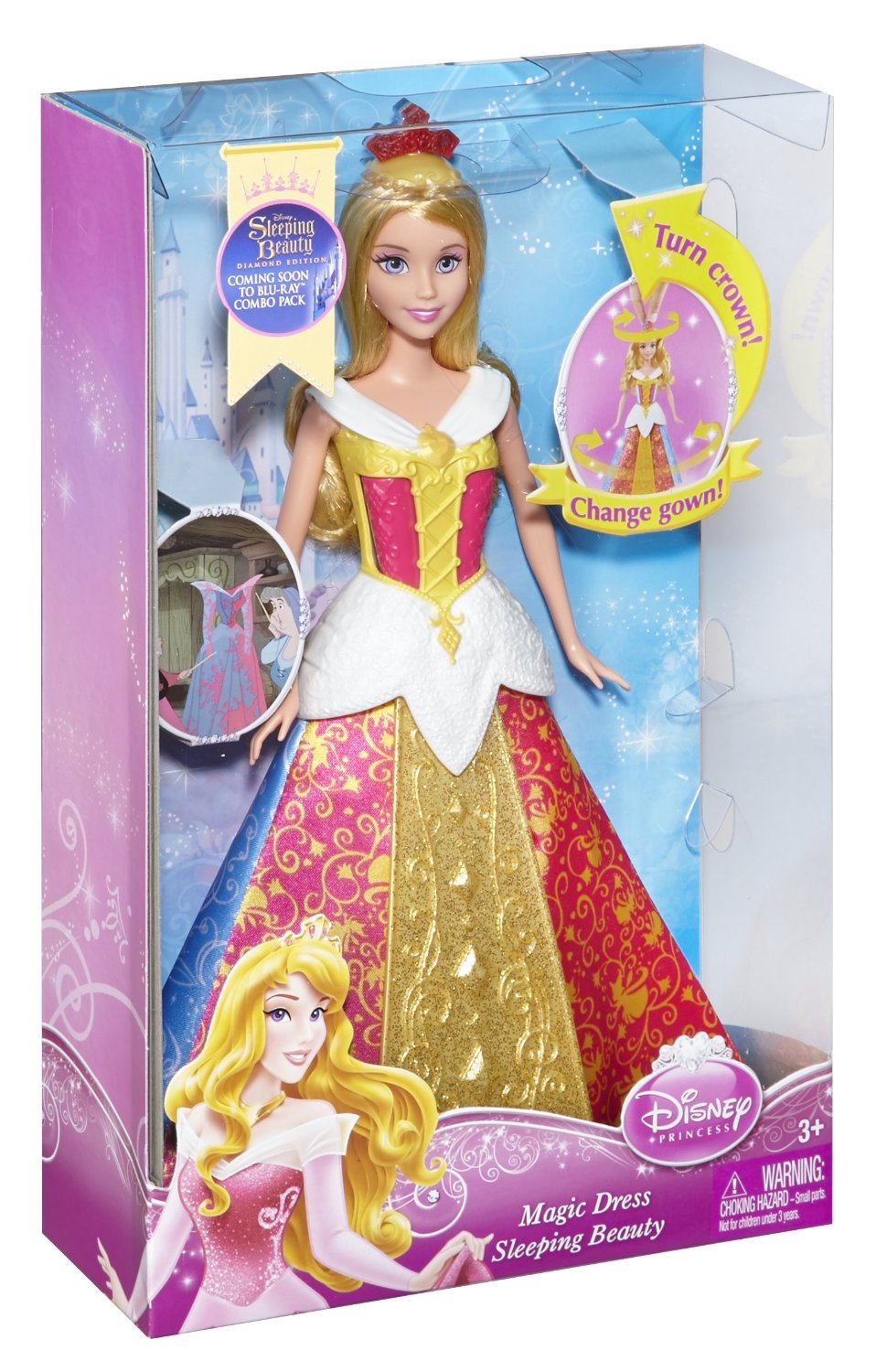 Disney Princess Color Changing Dress Sleeping Beauty Doll only $10.59 ...