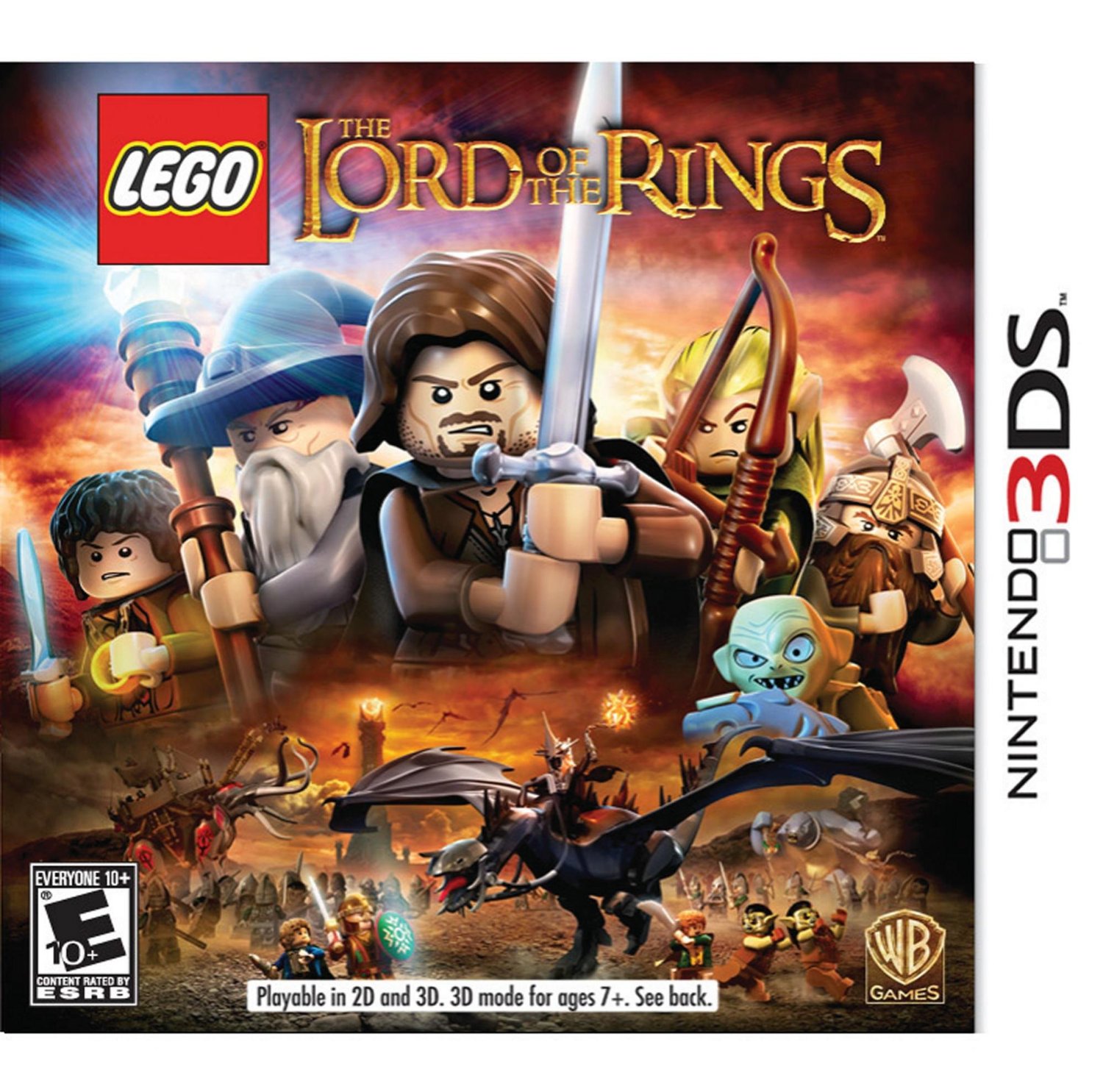 codes for lego lord of the rings 3ds