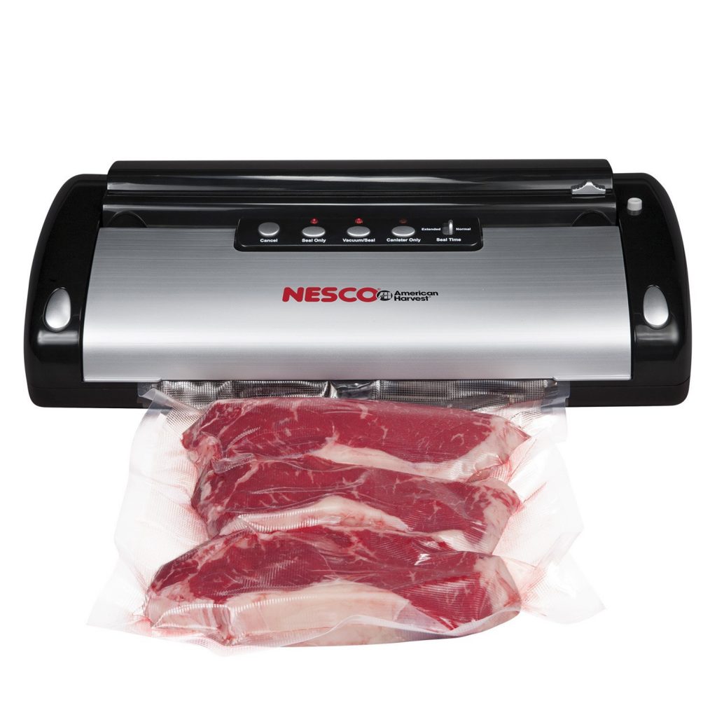 Nesco Food Vacuum Sealing System with Bag Starter Kit 38.24 Wheel N