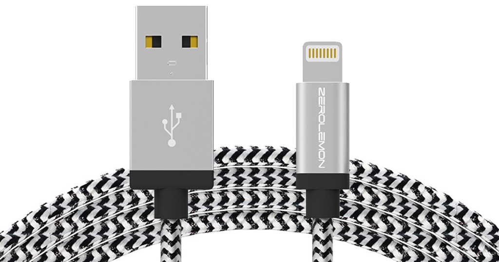ZeroLemon 10Foot Apple Lightning Cable 10.94 Wheel N Deal Mama