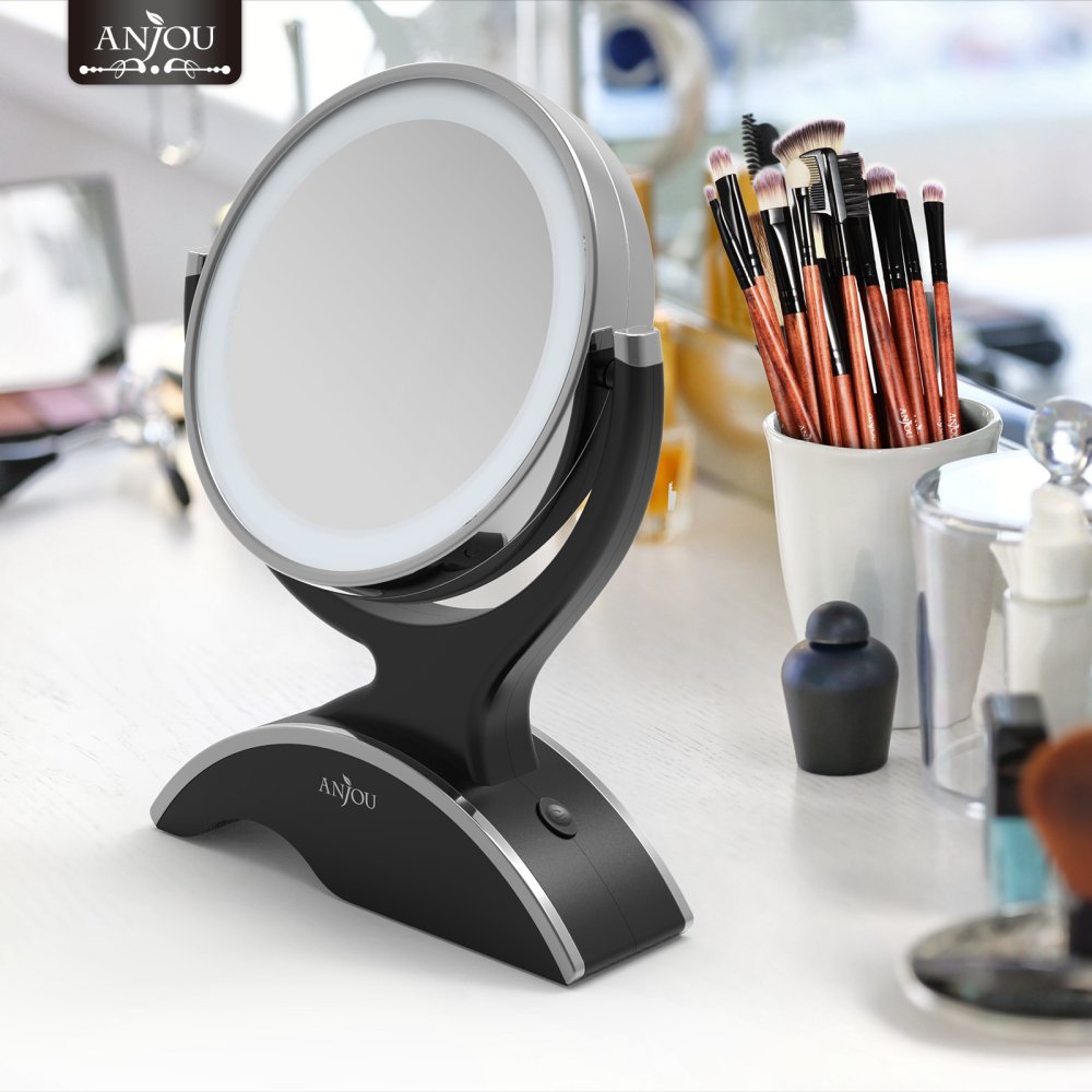Anjou LED Lighted Makeup Mirror 18.89 Shipped Wheel N Deal Mama