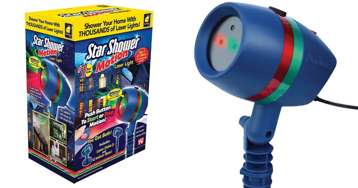 Star Shower Motion Laser Light Projector $19.98 Shipped (Reg. $29.99