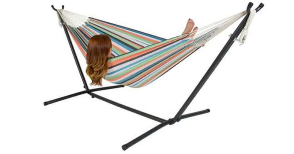 Double Hammock w/ Stand & Carrying Case 45 Shipped Wheel N Deal Mama