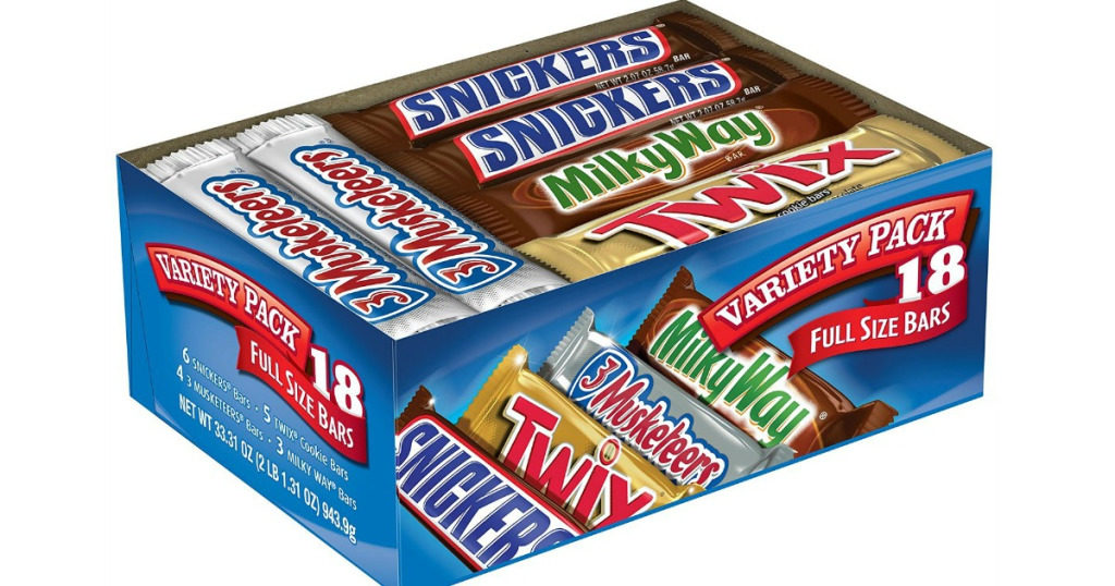 Mars Full Size Candy Bars 18Count Variety Pack 9.15 Shipped Wheel N Deal Mama