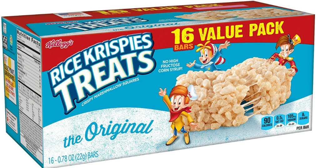 SIX Rice Krispies Treats 16-Count Boxes $13.19 Shipped - Wheel N Deal Mama