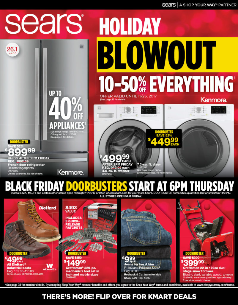 Sears Black Friday Ad Has Been Released Wheel N Deal Mama