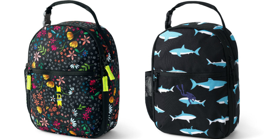 school backpacks with lunch box