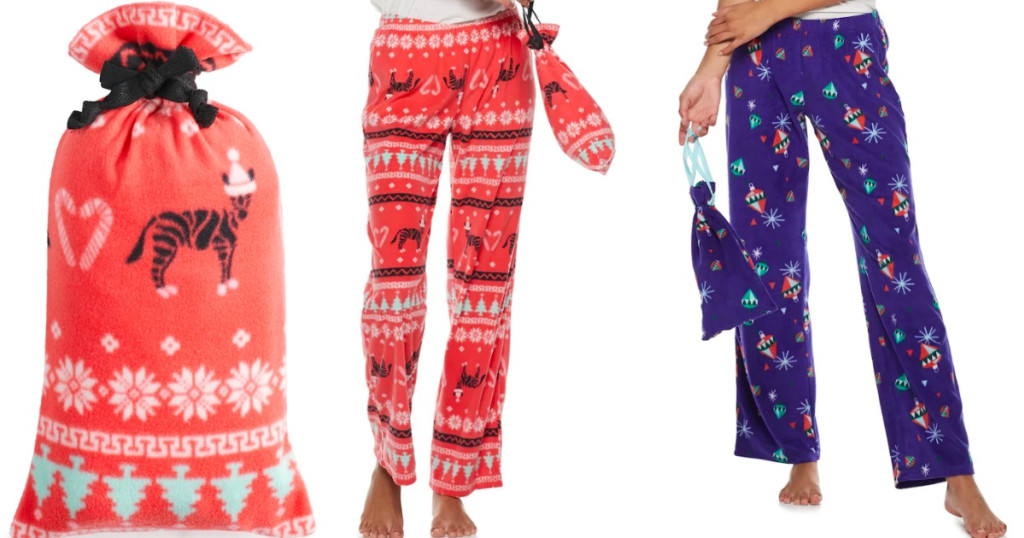 Juniors Fleece Pajama Pants in a Bag $4.49 (Reg.$19.99) - Wheel N Deal Mama