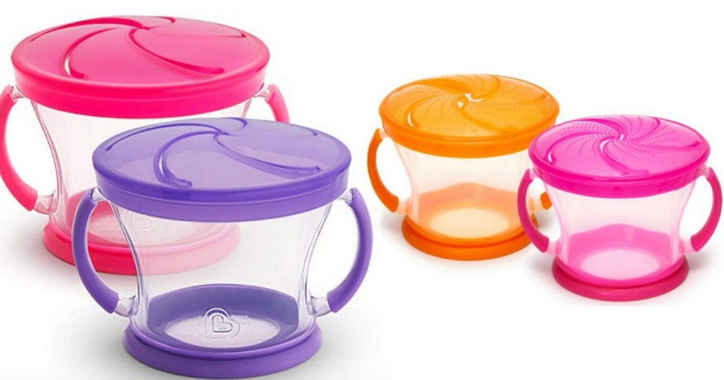 Munchkin Snack Containers 2-Pack $3.99 (Reg.$6.99) - Wheel N Deal Mama