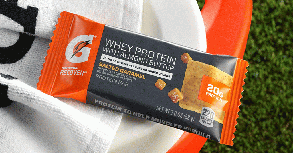 Gatorade Whey Protein w/ Almond Butter Bars 12Pack 7.97 Shipped