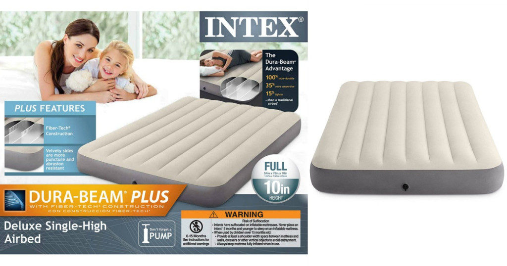 intex dura beam deluxe air mattress reviews