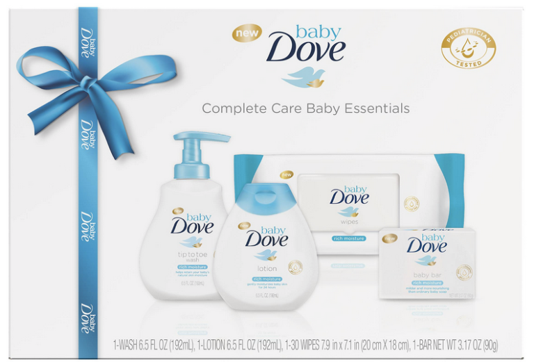 Baby Dove 4Piece Essentials Gift Set 8.47 Shipped Wheel N Deal Mama