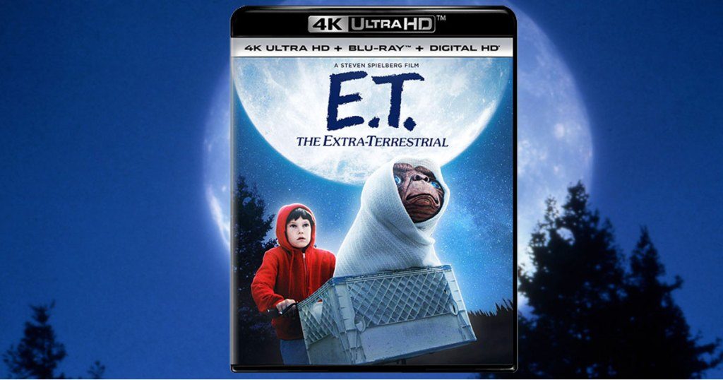 E.T. The ExtraTerrestrial Movie 4K Bluray Combo Pack 10 Wheel N