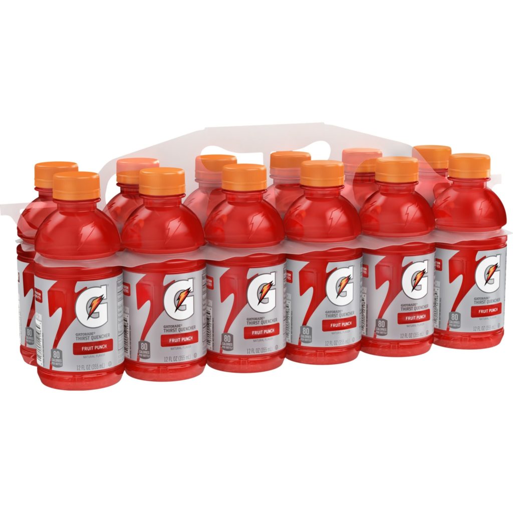 different gatorade sizes