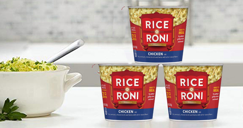 Rice A Roni Chicken Individual Cups 12-Pack $9.03 Shipped - Wheel N ...