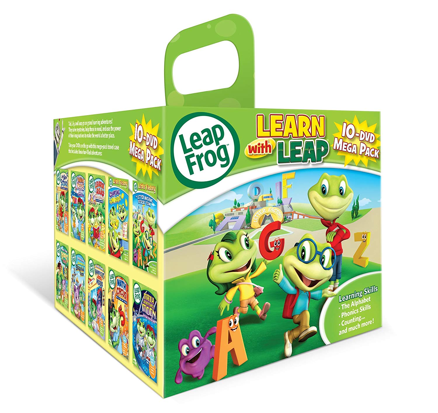 Leap Frog Learn To Leap 10 DVD Mega Pack 17 96 Reg 32 99 Wheel N 